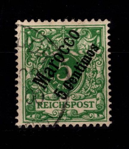 Deutsche APA Marokko 2 gestempelt #DDK12