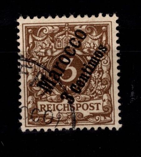 Deutsche APA Marokko 1 gestempelt #DDK19