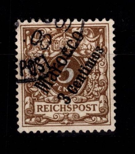 Deutsche APA Marokko 1 gestempelt