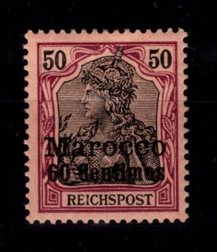 Deutsche APA Marokko 14 mit Falz #DDK23