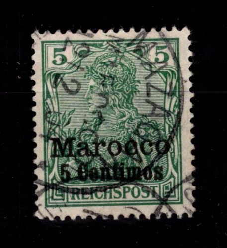Deutsche APA Marokko 8 gestempelt #DDK30