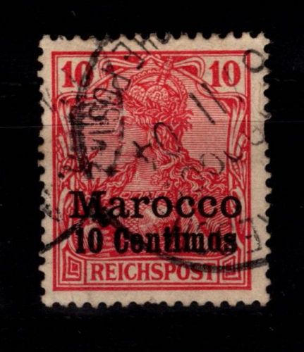Deutsche APA Marokko 9 gestempelt #DDK35