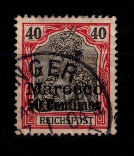 Deutsche APA Marokko 13 gestempelt #DDK44