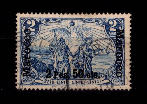 Deutsche APA Marokko 17 I gestempelt #DDK46