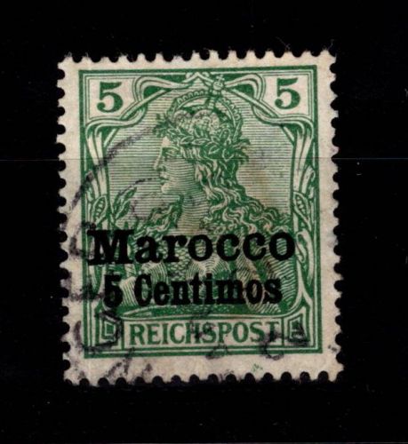 Deutsche APA Marokko 8 II gestempelt #DDK47