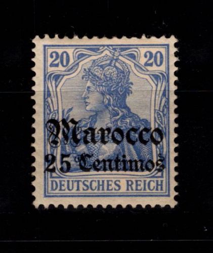 Deutsche APA Marokko 24 mit Falz #DDK54