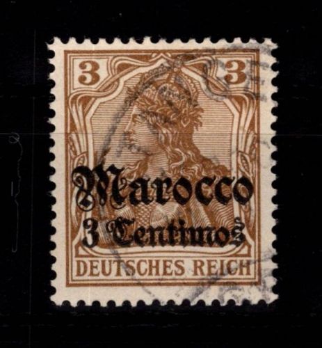 Deutsche APA Marokko 21 gestempelt #DDK59
