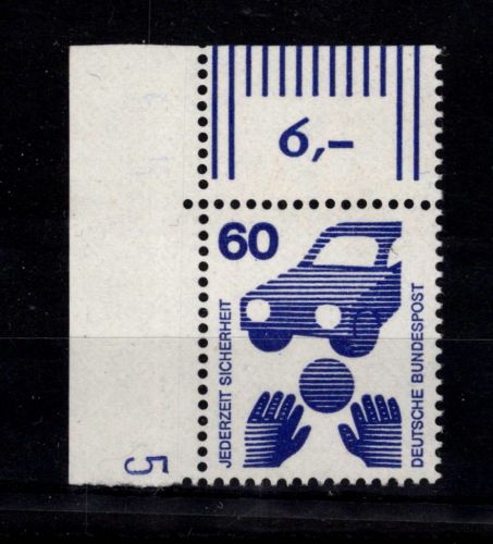 BRD Bund 701 DZ postfrisch vom Eckrand, DZ 5 #DDK97