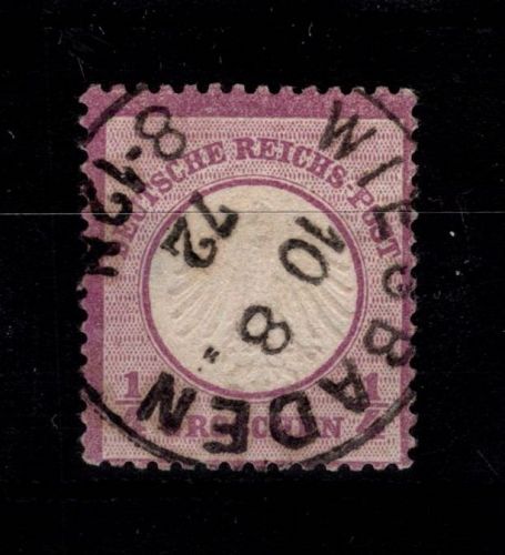 Deutsches Reich 1 gestempelt geprüft Sommer BBP #DDL01