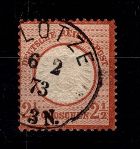 Deutsches Reich 21 a gestempelt geprüft Sommer BPP #DDL15