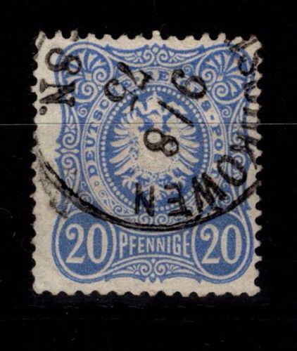 Deutsches Reich 34 b gestempelt geprüft Wiegand BPP #DDL26