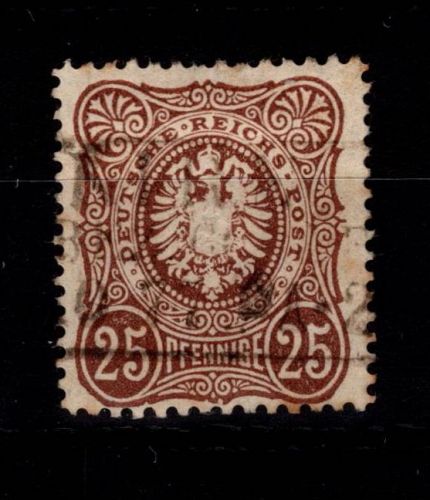 Deutsches Reich 35 b gestempelt geprüft Petry BPP #DDL27