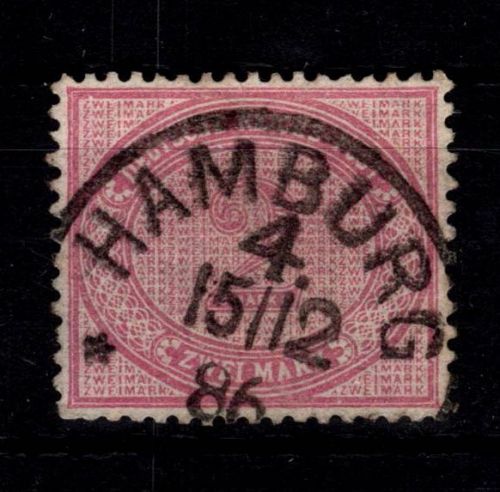 Deutsches Reich 37 c gestempelt geprüft Wiegand BPP #DDL31