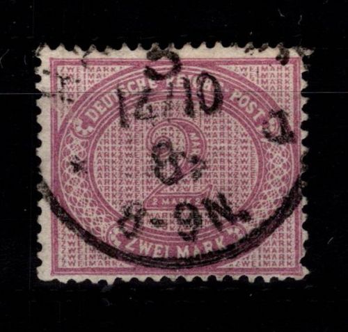 Deutsches Reich 37 d gestempelt tiefst geprüft Zenker BPP #DDL32