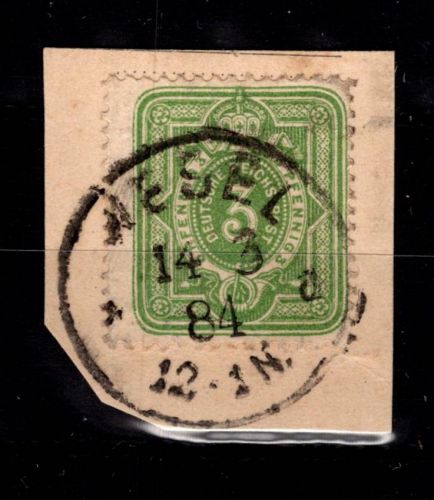 Deutsches Reich 39 Dba gestempelt doppelt tiefst geprüft Zenker BPP #DDL35