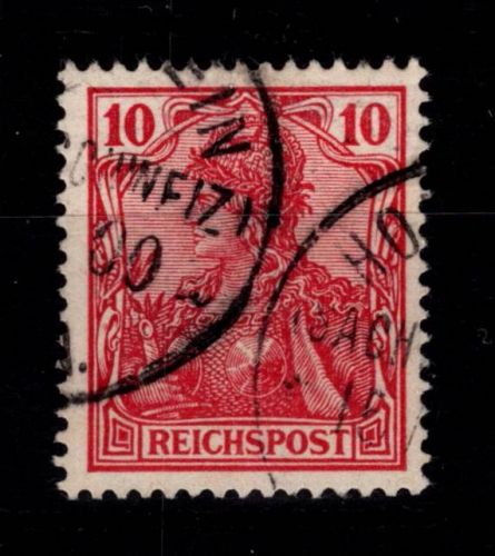 Deutsches Reich 56 b gestempelt tiefst geprüft Jäschke BPP #DDL61