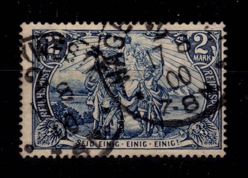 Deutsches Reich 64 II gestempelt doppelt tiefst geprüft Jäschke BPP #DDL63