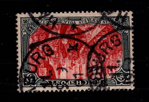 Deutsches Reich 66 II gestempelt Befund Jäschke, fehlerfrei #DDL67