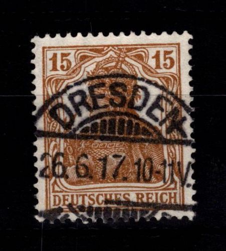 Deutsches Reich 100 b gestempelt tiefst geprüft Infla Berlin #DDL88