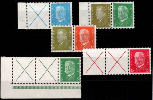 Deutsches Reich W26-W30 postfrisch #DDN03