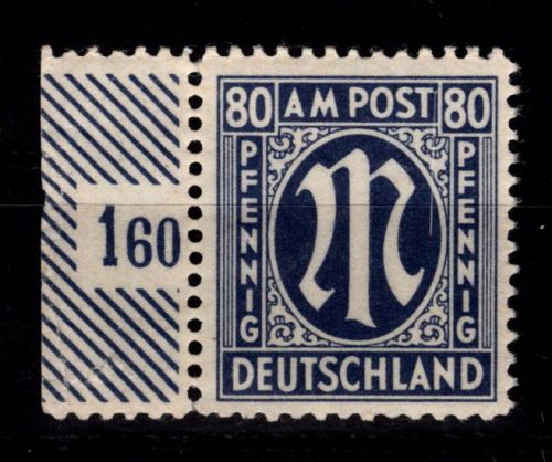 Bi-Zone 34 a Bz postfrisch geprüft Hettler BPP #DDN33