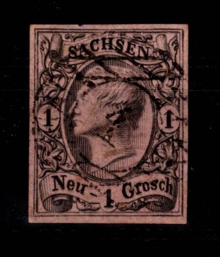 Sachsen 9 gestempelt #DCT11