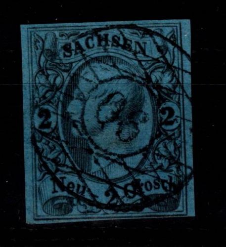Sachsen 10 gestempelt