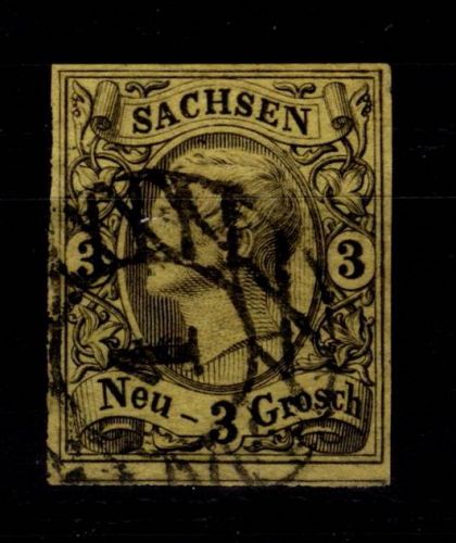 Sachsen 11 gestempelt