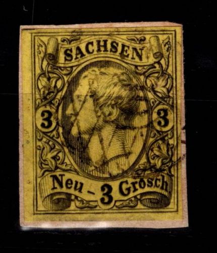 Sachsen 11 gestempelt Nr 60 "Elsterberg" #DCT53