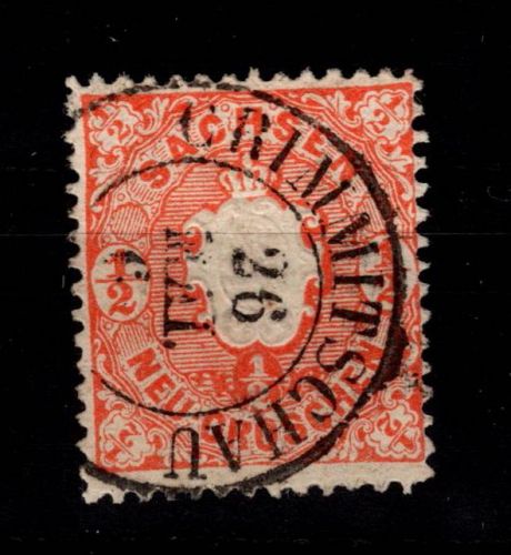 Sachsen 15 gestempelt #DCT85