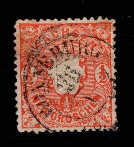 Sachsen 15 gestempelt #DCT86