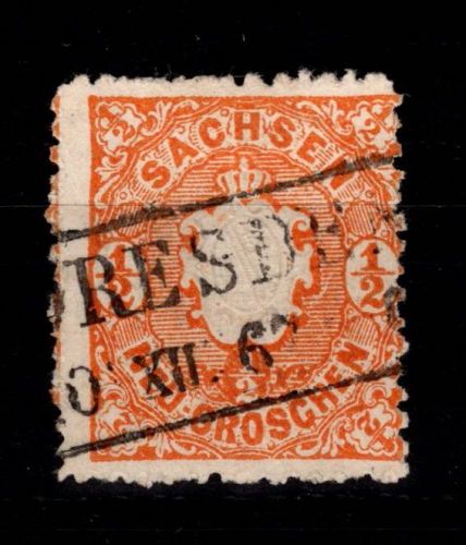 Sachsen 15 gestempelt #DCT91