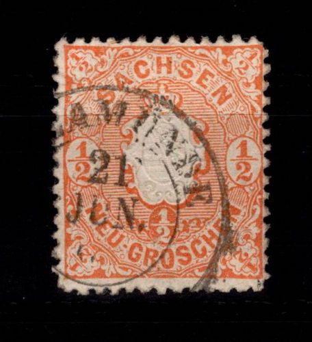 Sachsen 15 gestempelt #DCT93