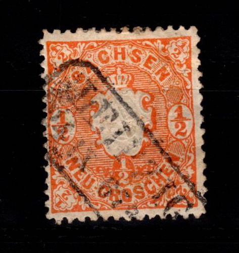 Sachsen 15 gestempelt #DCT94