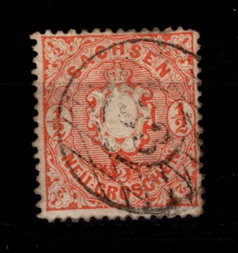 Sachsen 15 gestempelt #DCT96