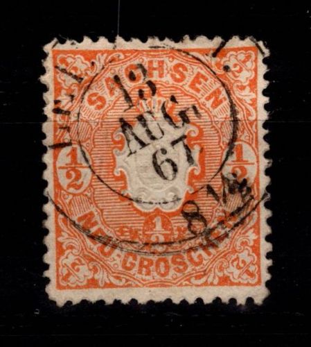 Sachsen 15 gestempelt #DCT97