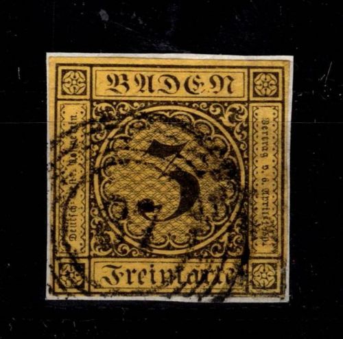 Baden 2 a gestempelt