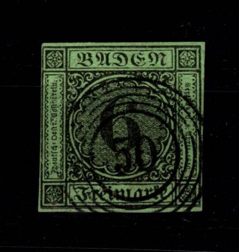 Baden 3 b gestempelt