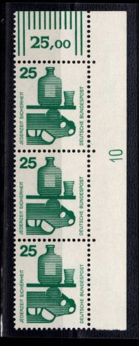 BRD Bund 697 DZ postfrisch Druckerzeichen 10 #DCV27