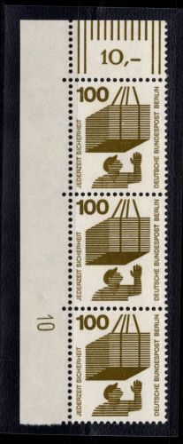 BRD Bund 702 DZ postfrisch Druckerzeichen 10 #DCV37