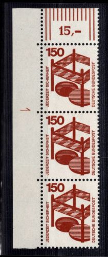 BRD Bund 703 DZ postfrisch Druckerzeichen 1 #DCV39