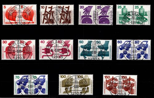 BRD Bund 694-703, 773 gestempelt als Paare #DCV46