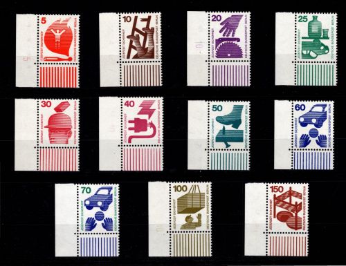 Berlin 402-411, 453 postfrisch