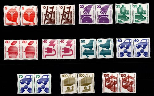 Berlin 402-411, 453 postfrisch als Paare #DCV95
