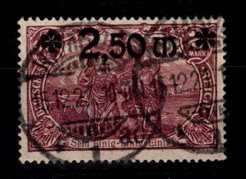 Deutsches Reich 118 a gestempelt tiefst geprüft Peschl BPP #DDM03