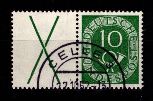 BRD Bund W 1 gestempelt #DDM27