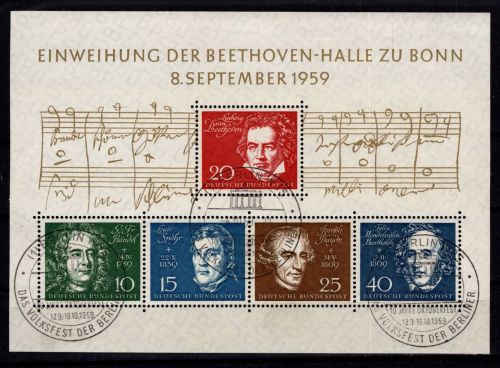 BRD Bund Block 2 gestempelt Berlin W 8, 10 Jahre Oktoberfest #DBU06