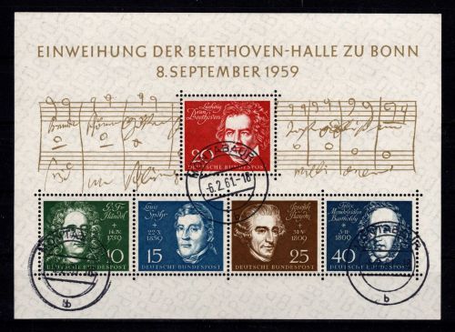 BRD Bund Block 2 gestempelt Montabaur Tagesstempel #DBU10