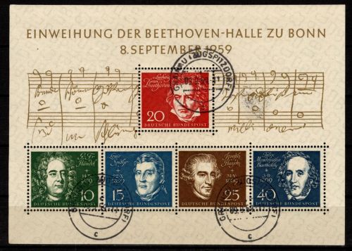 BRD Bund Block 2 gestempelt Grainau Zugspitzdorf Tagesstempel #DBU18