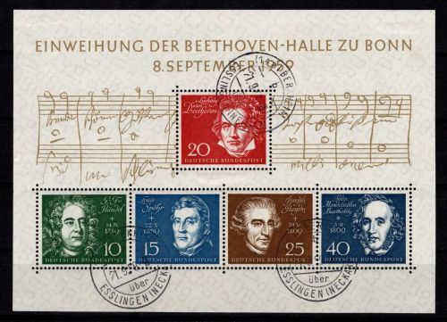 BRD Bund Block 2 gestempelt Berkheim Tagesstempel #DBU21